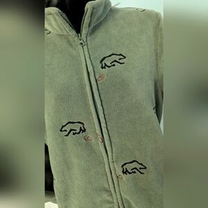 Woolrich woman's Fleece Polar Bear Jacket Size S